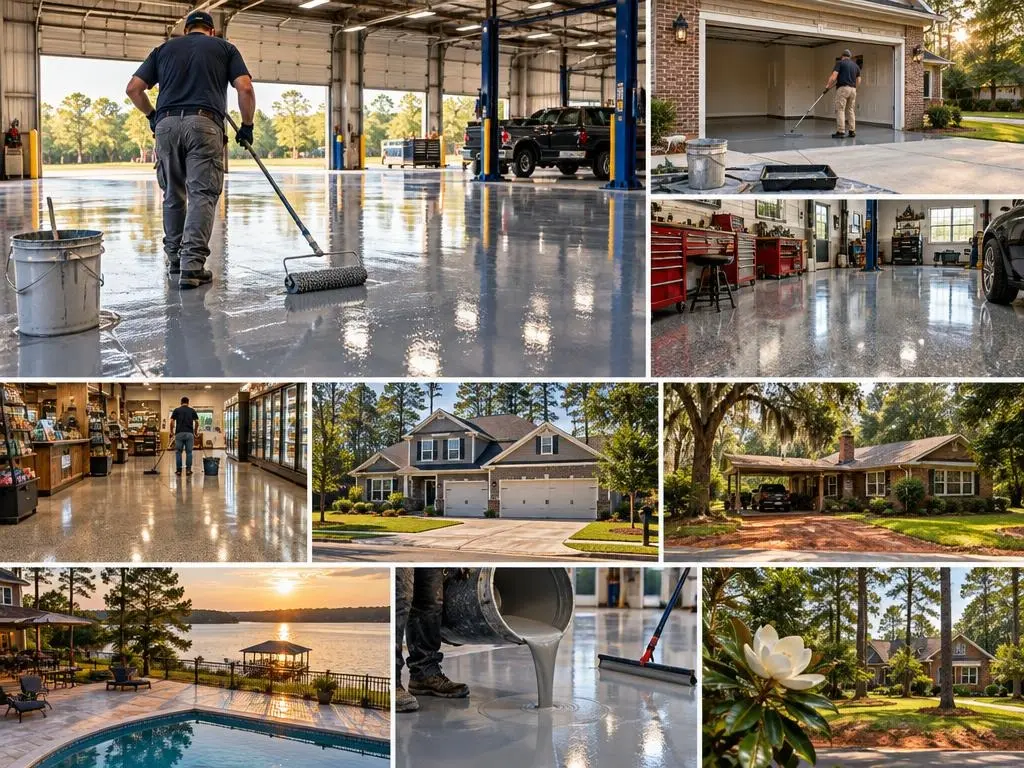 Commercial & Shop Floor Epoxy in Columbia, SC