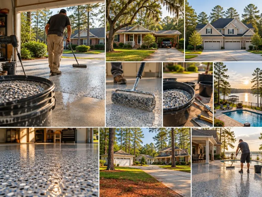 Epoxy Flake Floors in Columbia, SC