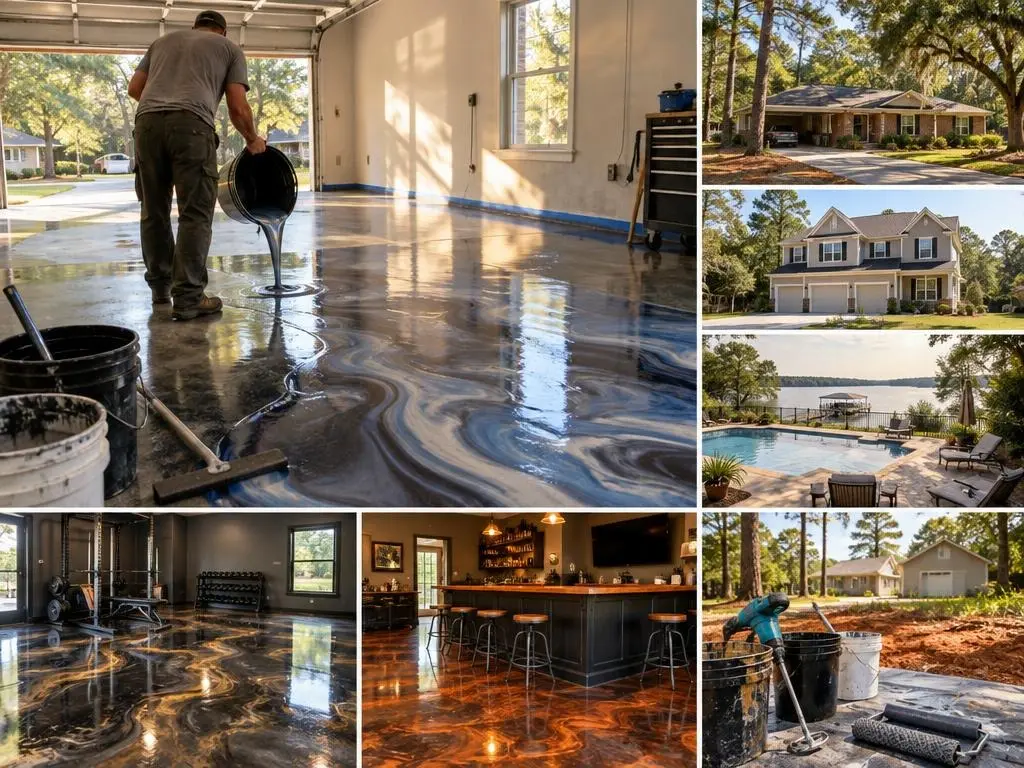Metallic Epoxy Floors in Columbia, SC